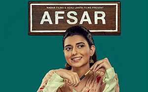 Poster of Pollywood film, Afsar (October 05, 2018) ft.  Nimrat Khaira